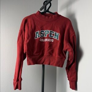 Forever 21 Red Aspen Colorado Sweatshirt